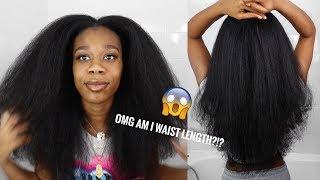 CURLY TO STRAIGHT HAIR TUTORIAL + TRIMMING TYPE 4 HAIR! | NICKYBNATURAL