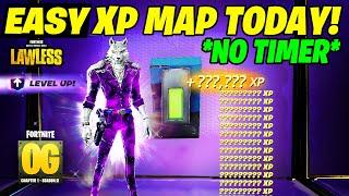 NEW NO TIMER Fortnite XP Map to LEVEL UP in Chapter 6 Season 2!  (OUTDATED)