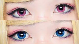 [REVIEW] Fynale Glamorous Pink x Blue Lens