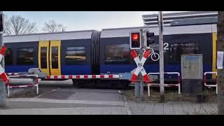 Spoorwegovergang Halle (D) // Railroad crossing // Bahnübergang