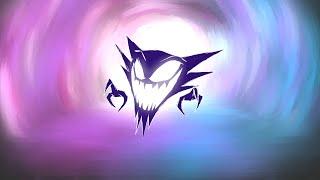 Gastly, Haunter and Gengar Evolution Looped Animation