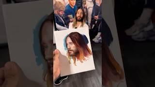 I painted Jared Leto and got his reaction! 