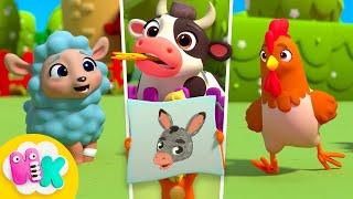 I Versi degli Animali della Fattoria  Canzoni per Bambini | HeyKids Italiano