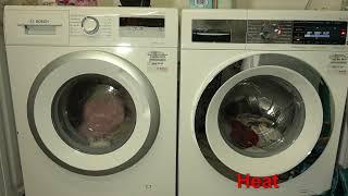 Wash Race - Bosch Serie 4 vs. Bosch serie 8 4D / Easy care 30'c speed perfect