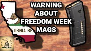 California Freedom Week Mag WARNING!