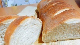 БАТОН / ХЛЕБ МЯГКИЙ КАК ПУХ. КАК ИСПЕЧЬ БАТОН ДОМА.