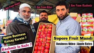 Apple Business in Kashmir | Sopore Mandi | Apple Rates | Kashmir is safe | Business Kaisay Karein ?