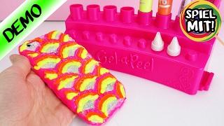 Gel a Peel deutsch DIY HANDYHÜLLE für IPhone | Neon Set im Test | Demo Spiel mit mir Kinderspielzeug