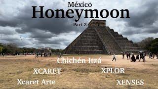 Mexico Honeymoon Vlog 2! XPLOR, Chichén Itzá, Xcaret, XENSES, Xcaret Arte, zip lines, cenotes & bats