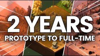 My 2 year Indie Dev Journey - From Prototype to Full Time