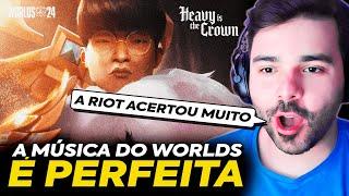  ESSA MÚSICA É UMA DAS MELHORES DE TODOS OS WORLDS! MINERVA REAGE A: "HEAVY IS THE CROWN"'