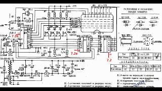 Электроника 6 ИВЛ1-7/5 схема и замеры напряжения !!!