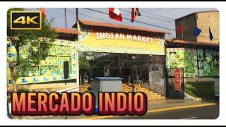 Exploring the Colorful Indian Market in Miraflores, Lima - 4K Tour