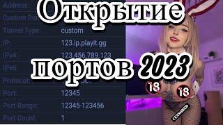 КАК ОТКРЫТЬ ПОРТЫ 2023 | PLAYIT 2023 | ОТКРЫВАЕМ ПОРТЫ БЕЗ ИСПОЛЬЗОВАНИЯ NGROK В 2023 ГОДУ