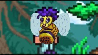 Beating the QUEEN BEE in TERRARIA | Terraria Singleplayer  | Stream 7