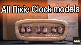 All Nixie Clock models by Past Indicator