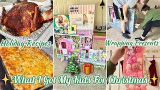 WHAT I GOT MY KIDS FOR CHRISTMAS AGES 1 & 3 + HOLIDAY RECIPES!!! | HOME SWEEP HOME