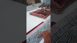 Printed Perfection: The Allure of Handcrafted Block Designs on fabric. Karachi, Pakistan