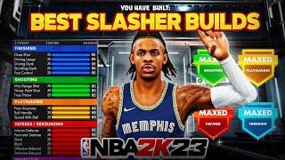 THE 3 MOST OVERPOWERED SLASHER BUILDS for NBA 2K23 CURRENT GEN! BEST SLASHER BUILD 2K23!