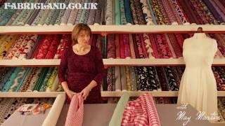 May Martin talks about Gingham Fabric with Fabric Land