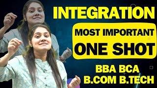 Integration One shot|BBA|BCA|B.COM|B.TECH|Dream Maths