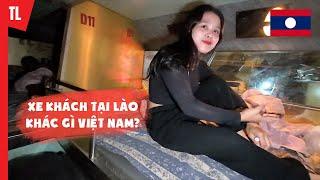 Cực sốc với chuyến xe khách ở Lào đi Viêng Chăn | Du lịch Lào