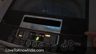 How to only DRY clothes in Fully automatic LG washing machine