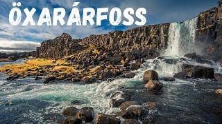 Öxarárfoss waterfall in the Þingvellir National Park Iceland 2020 GAME OF THRONES FILM LOCATION!