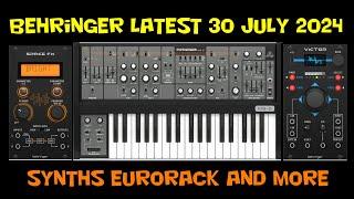 Latest Behringer News 30 July 2024