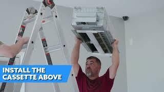 MRCOOL DIY Ceiling Cassette Install