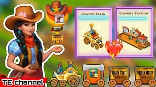 Township || Urban western Train station & Train skin || Balloon gift skin!!