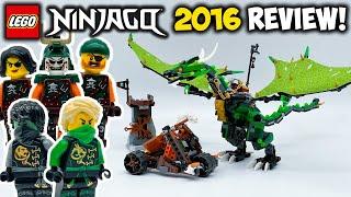 2016 Green NRG Dragon Ninjago Review! Ninjago Skybound Set 70593