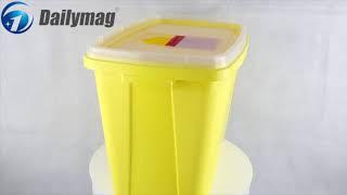 How to use Dailymag DMS-F15 15L medical sharps container