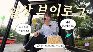 k-직장인 퇴근 후 브이로그 모음집.zip️황금 연휴가 모에오..? 다이소 하울(SNS 꿀템). 요즘 꽂힌 립틴트. 올라플렉스