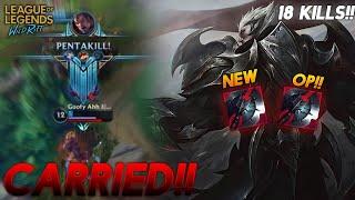 HEXTECH BLACK CLEAVER JUST GIVE DARIUS AN INSANE DAMAGE! | PENTAKILL | WILDRIFT