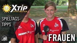 XTiP Spieltagstipp mit Carolin Schraa und Marie Wenzl (1. FC Köln) – 4. Spieltag, 2. Bundesliga Süd