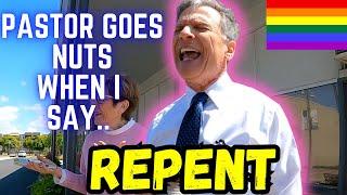 Affirming Pastor  can't stand the word "REPENT"