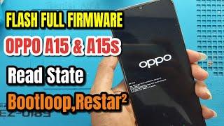 Red State Oppo A15 & A15s | Flash Full Firmware Fix Restar , Bootloop BY UnlockTool