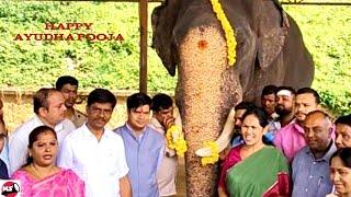 Ayudha Puja Day Breakfast to Mahouts Kavadis @ Mysore Palace | Mysore Studio