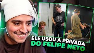 CORINGA NÃO TANKOU A INVASÃO DO BRINO E T3DDY NA MANSÃO DO FELIPE NETO KKKKKKKKKKK