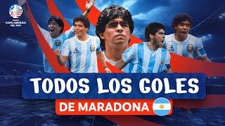 Todos los GOLES de Diego Armando MARADONA en CONMEBOL Copa América™