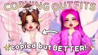 COPYING OUTFITS but Making Them *BETTER* in DRESS TO IMPRESS!  | Roblox