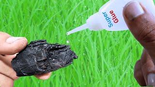 Mix Super Glue and Charcoal Powder! You will be Amazed With Results