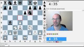 Watch IM Greg Shahade play for an hour+ on the ICC!