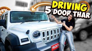 Finally Driving 5 Door Thar Roxx - Kirti Mehra