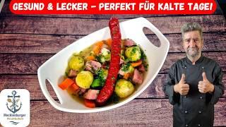 Deftiges Rosenkohl Eintopf Rezept (Perfekt für kalte Tage)