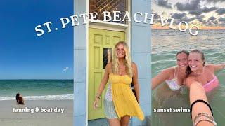 Travel With Me to St. Pete Beach Vlog - Sunsets, Tanning, & Painting