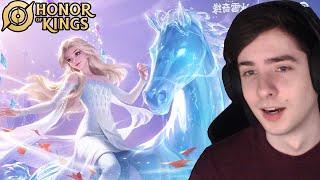 ELSA from FROZEN in a MOBA?! | Honor of Kings