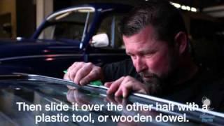 VW Beetle Windshield Install