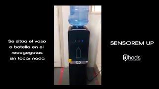 Funcionamiento de la nueva fuente de agua SENSOREM UP de Hods.